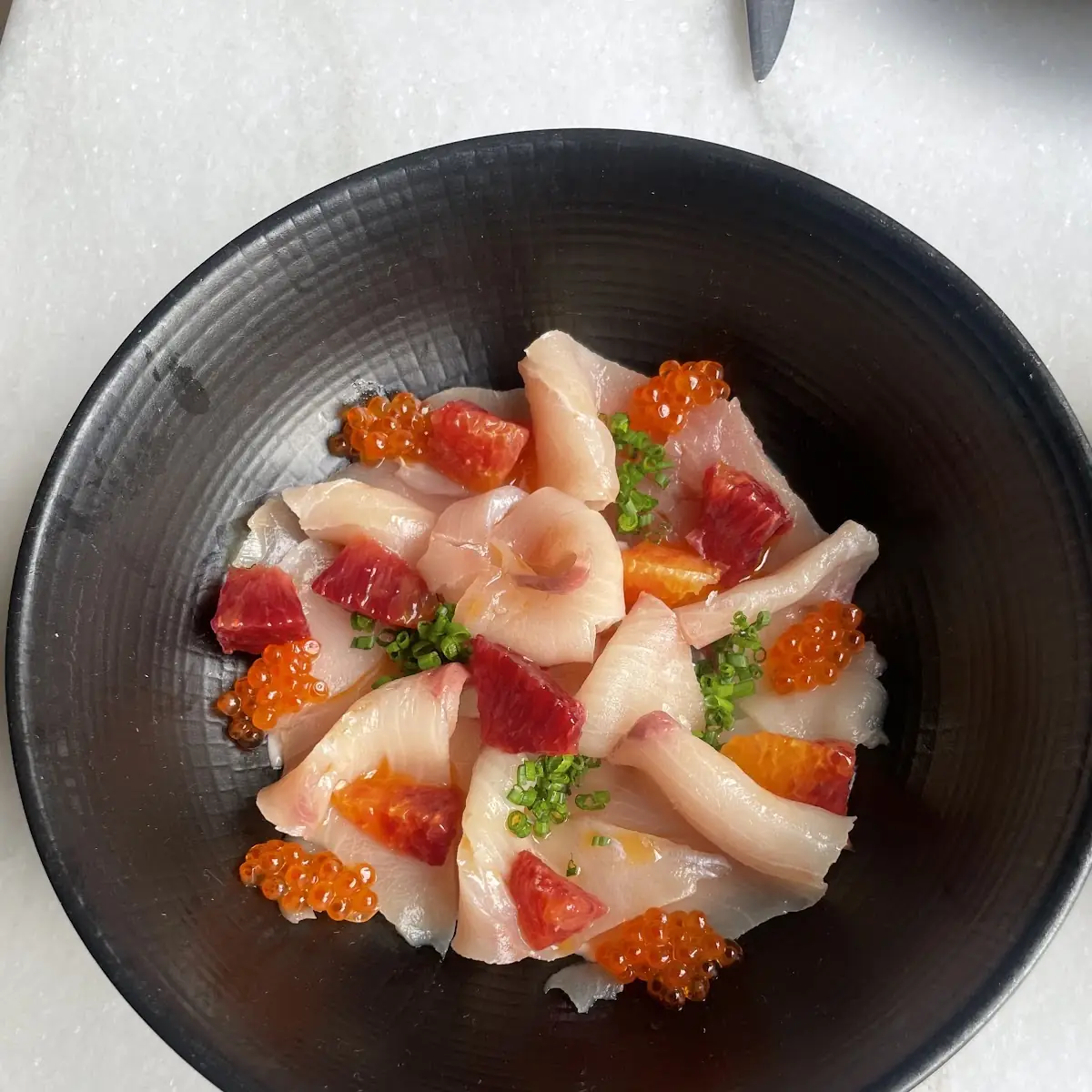 Hamachi Crudo