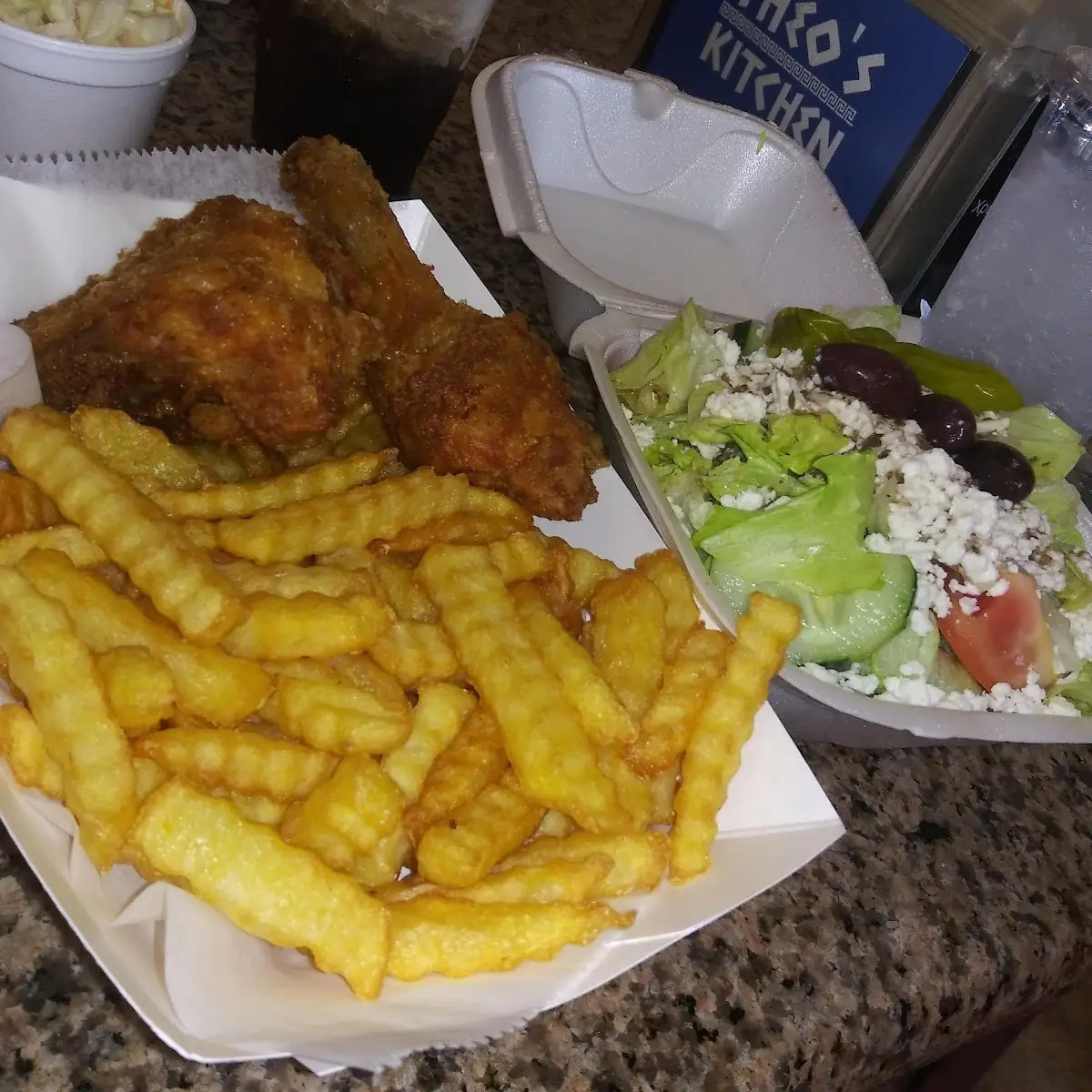 Pollock Fried Fish Dinner (3 Pieces)