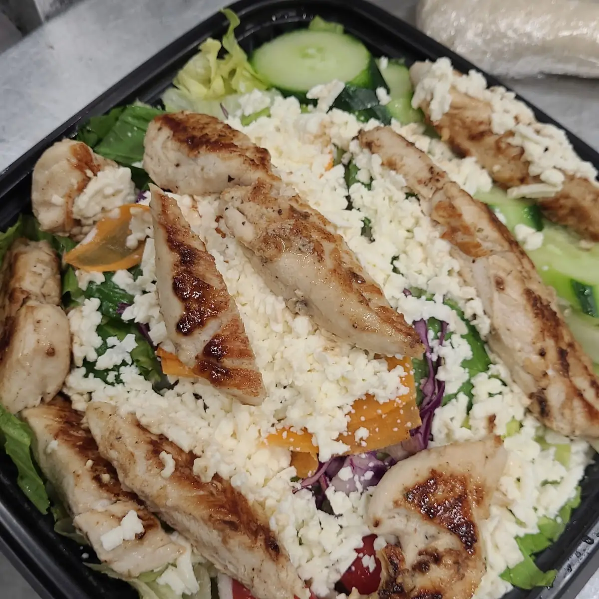 Greek Salad with Chicken