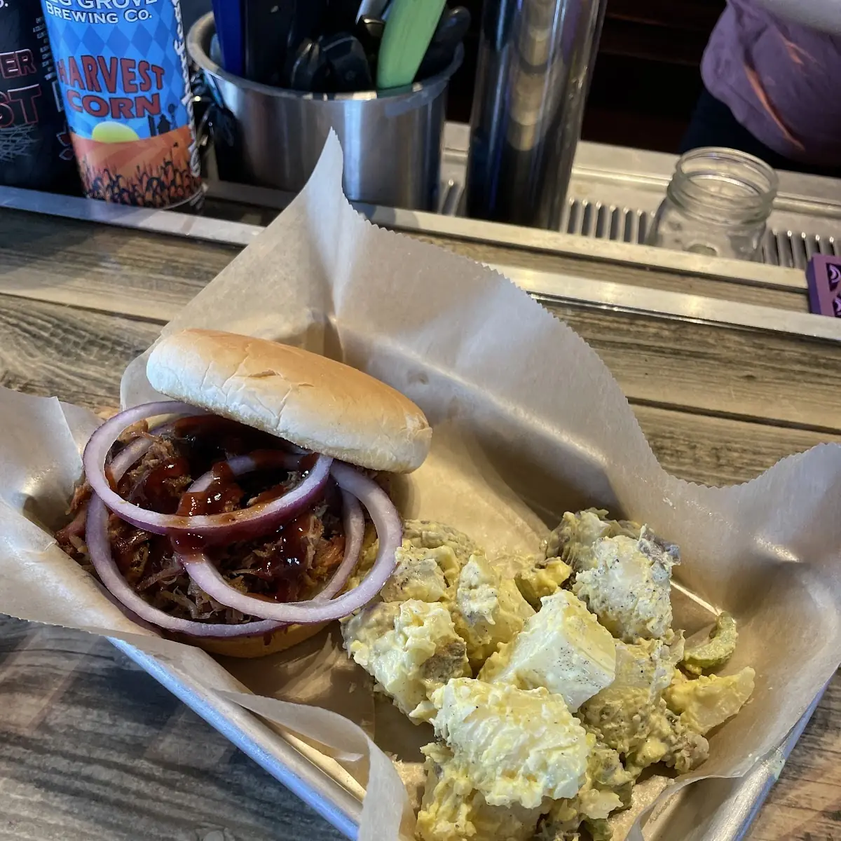 Pulled Pork & Potato Salad