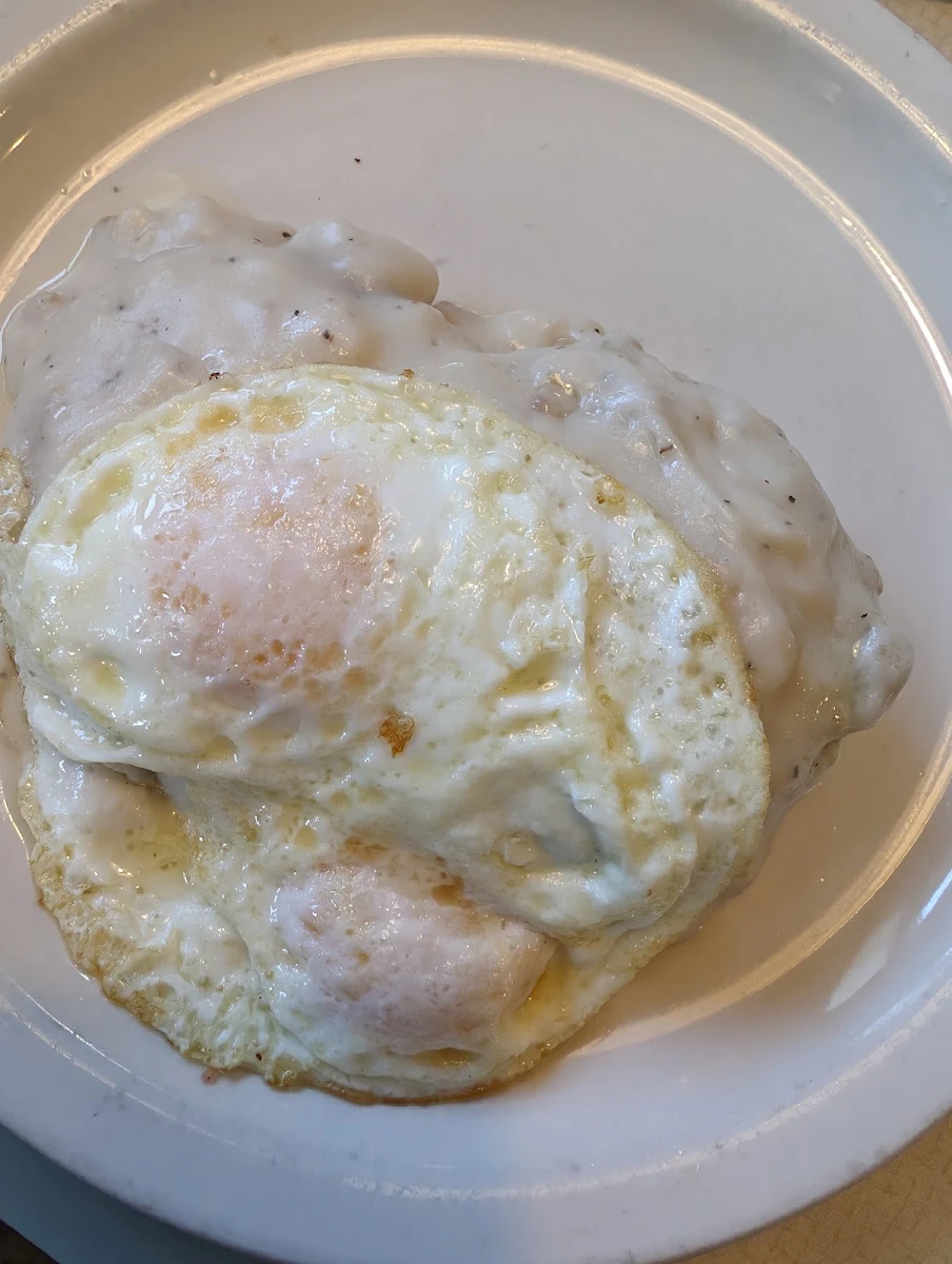 Biscuit & Sausage Gravy with 2 Eggs
