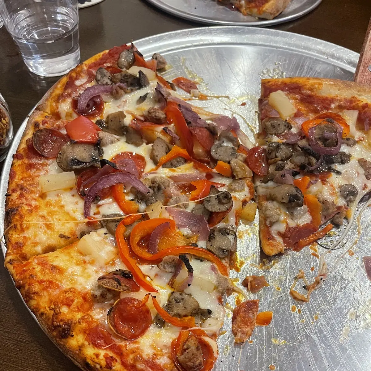 Pepperoni and Mushroom Pizza
