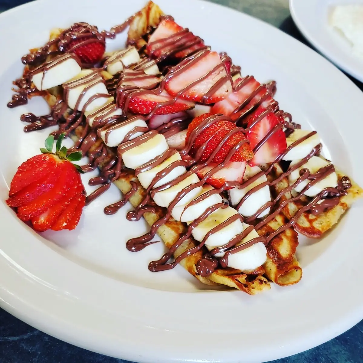 Strawberry Banana Nutella Crepe