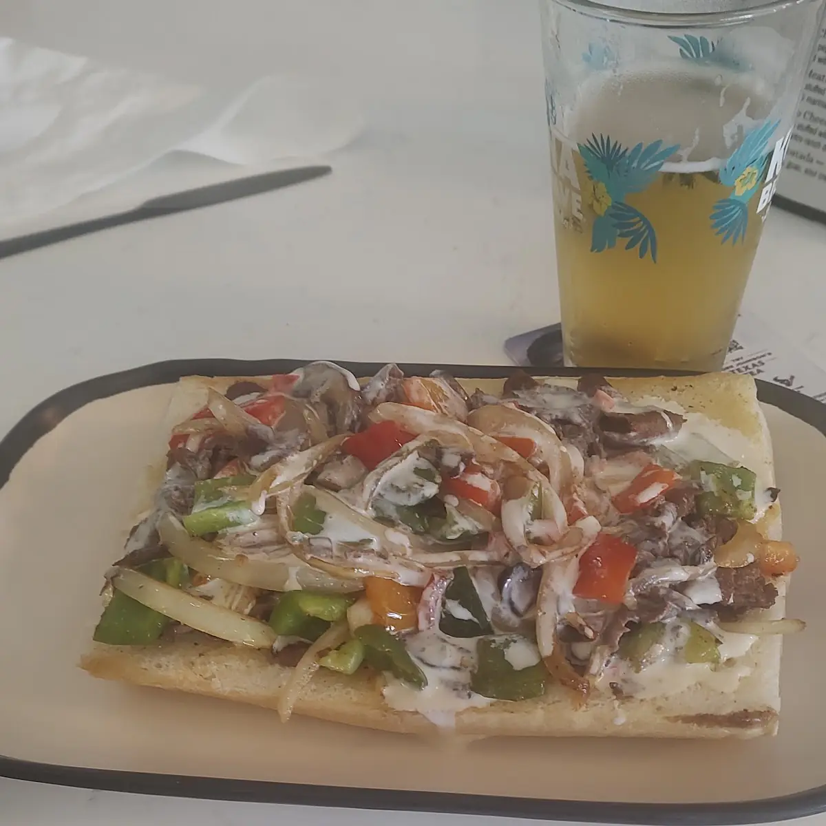 Philly Cheese Steak Sandwich