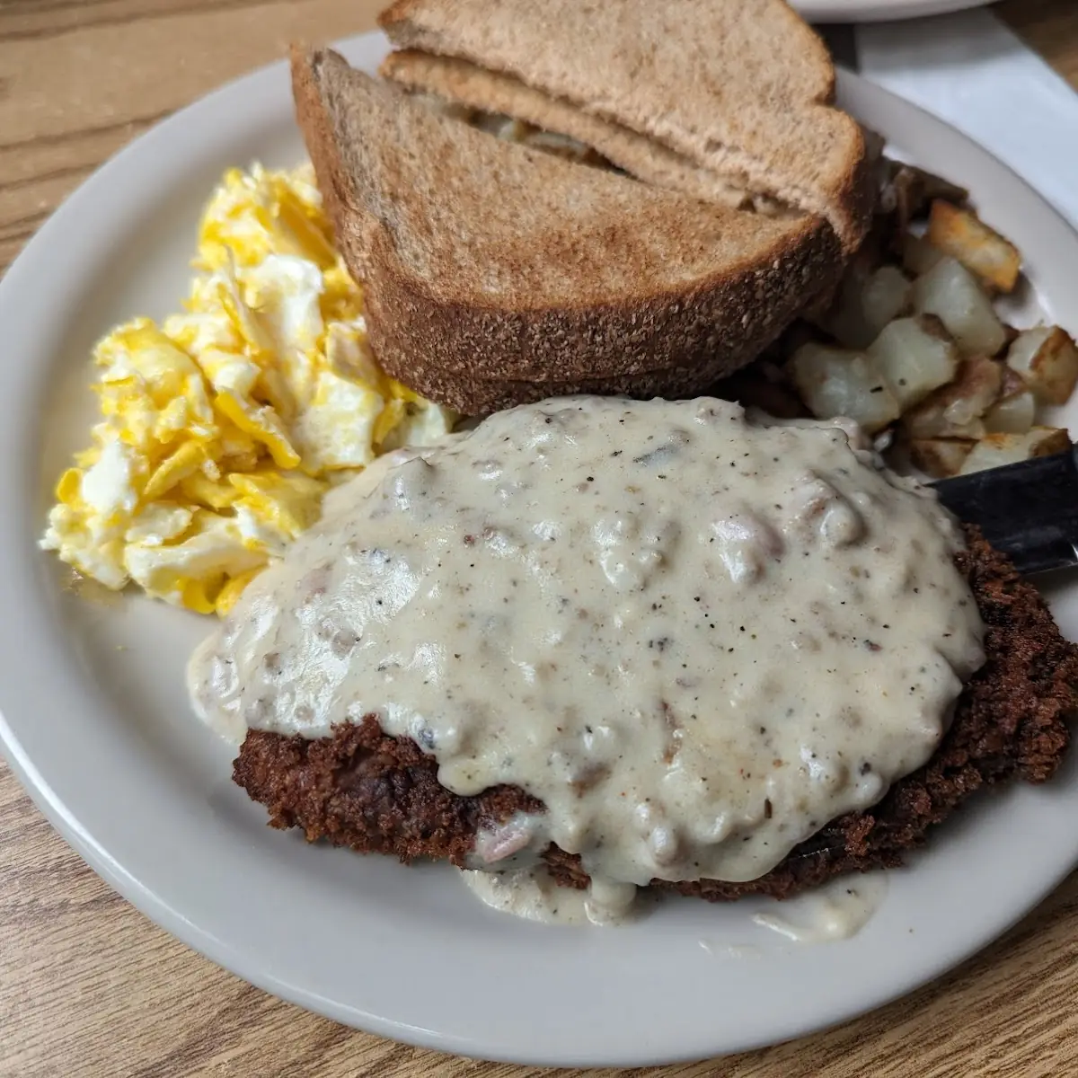Eggs w Chicken Fried Steak