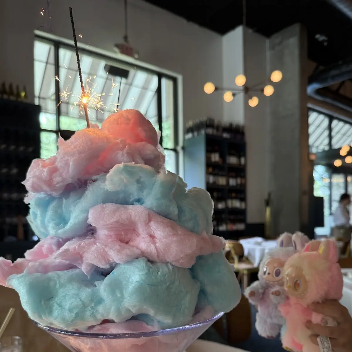 Pink Cotton Candy Sparkler