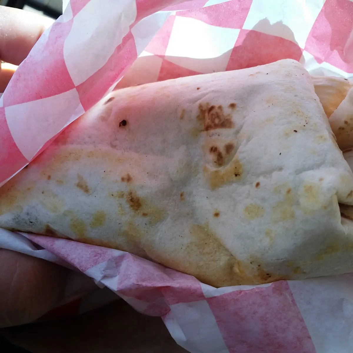 Chicken Burrito with Green Chili