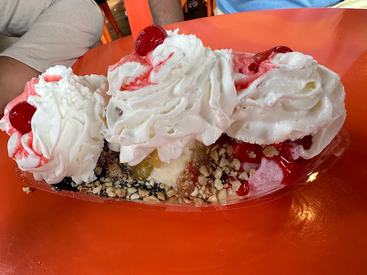 Banana Split Ice Cream