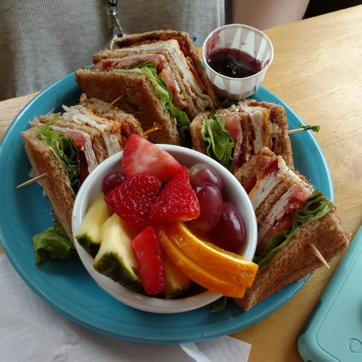 Plum Club Sandwich