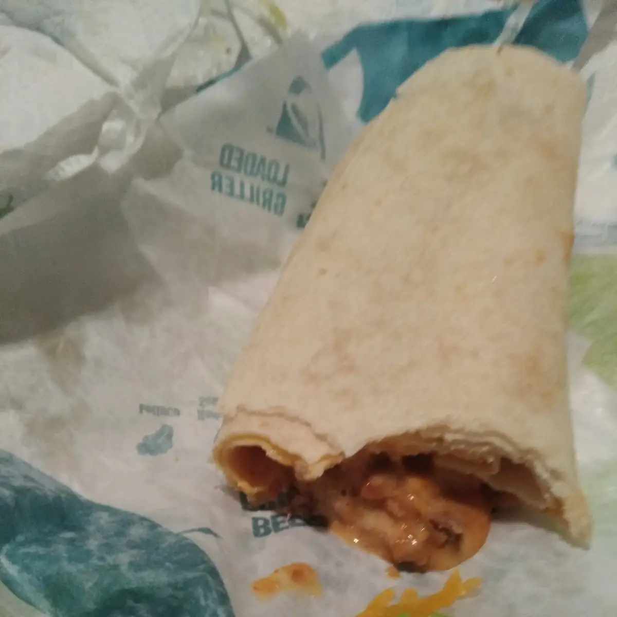 Taco Bell Raw Tortilla