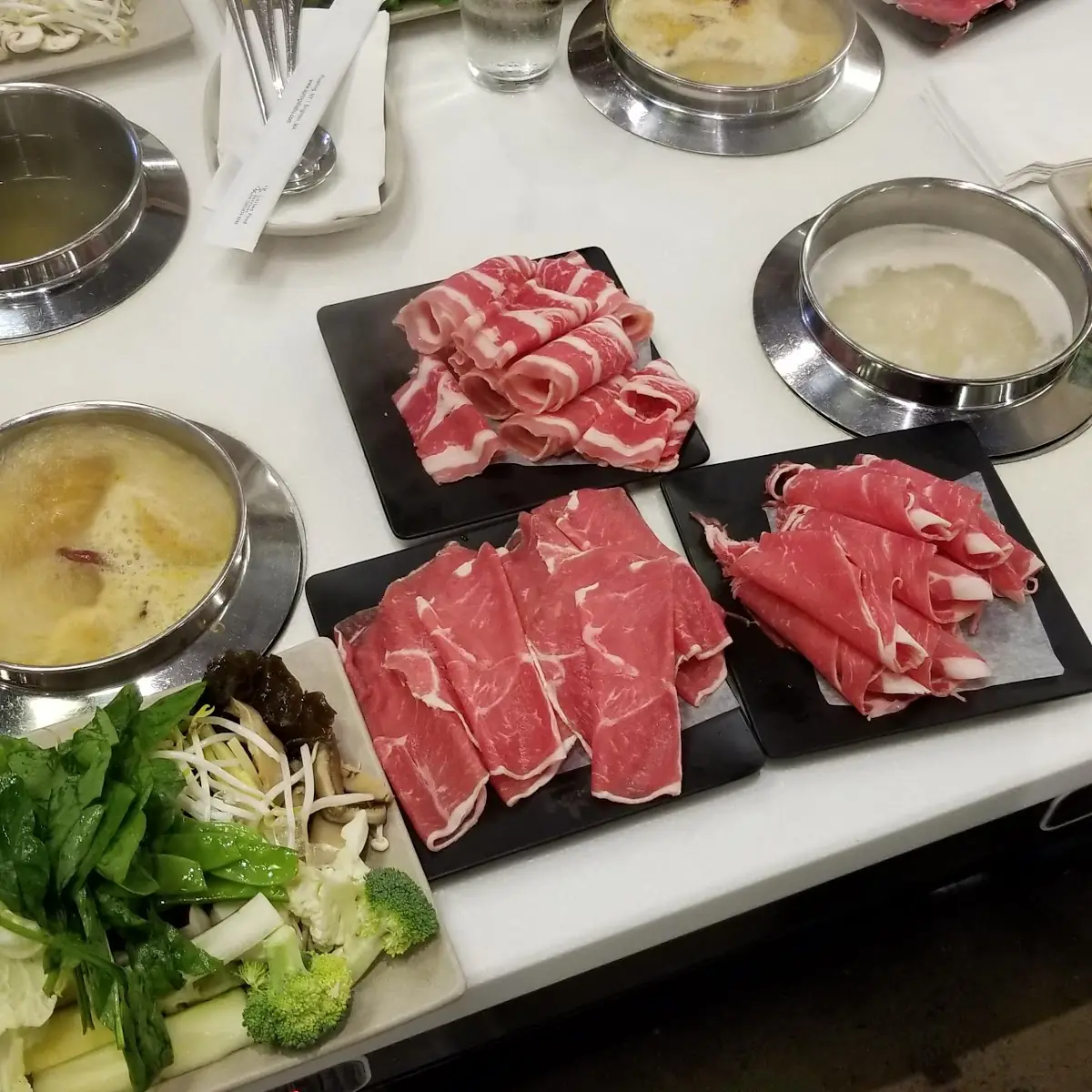 Lamb and Beef Ribeye Hot Pot
