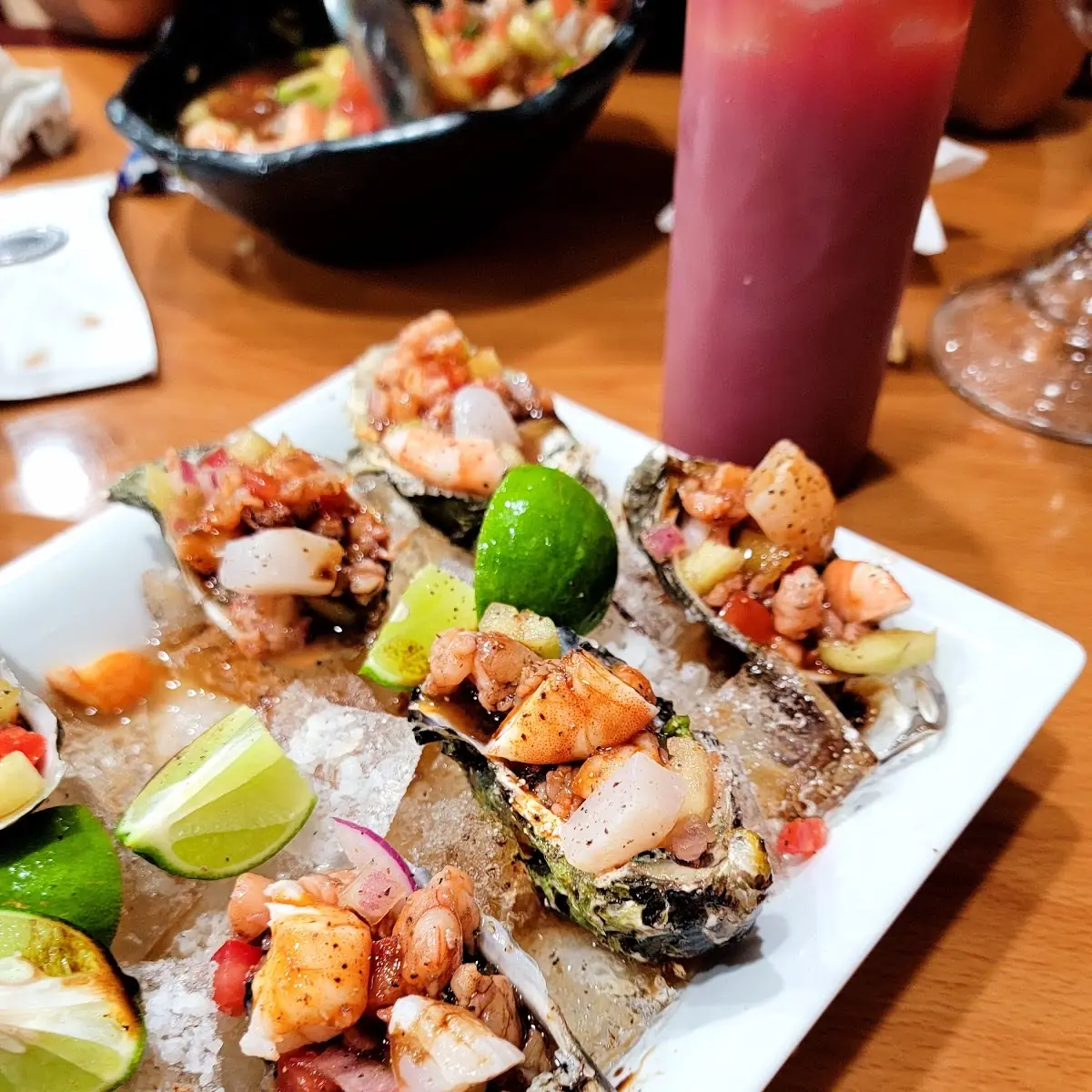 Ostiones Preparada Prepared Oysters