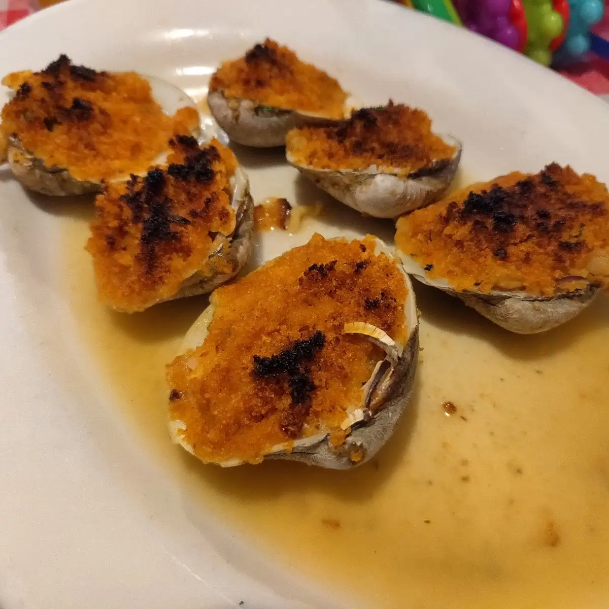 Baked Clams Oreganata