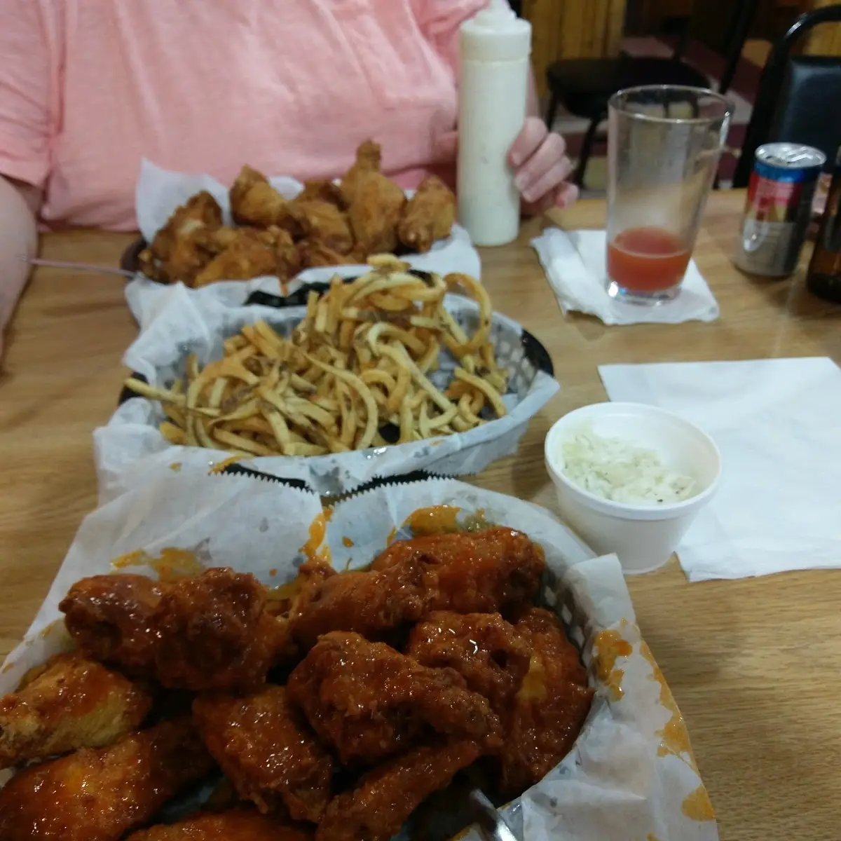 Jumbo Wings and Fries