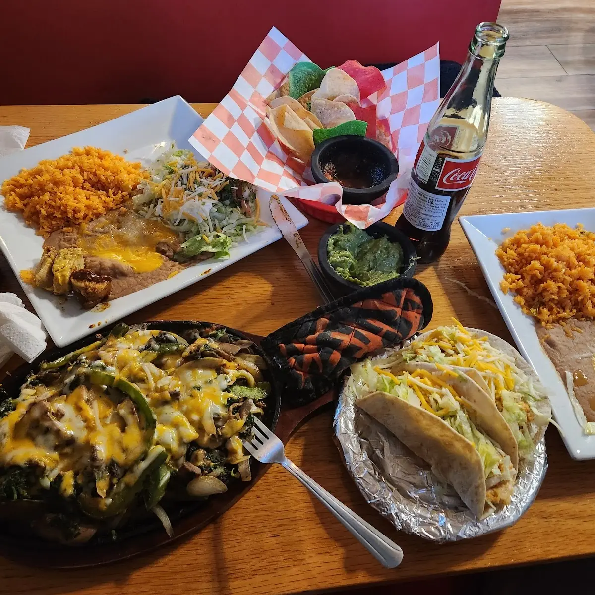 Veggie Fajitas & Fish Tacos