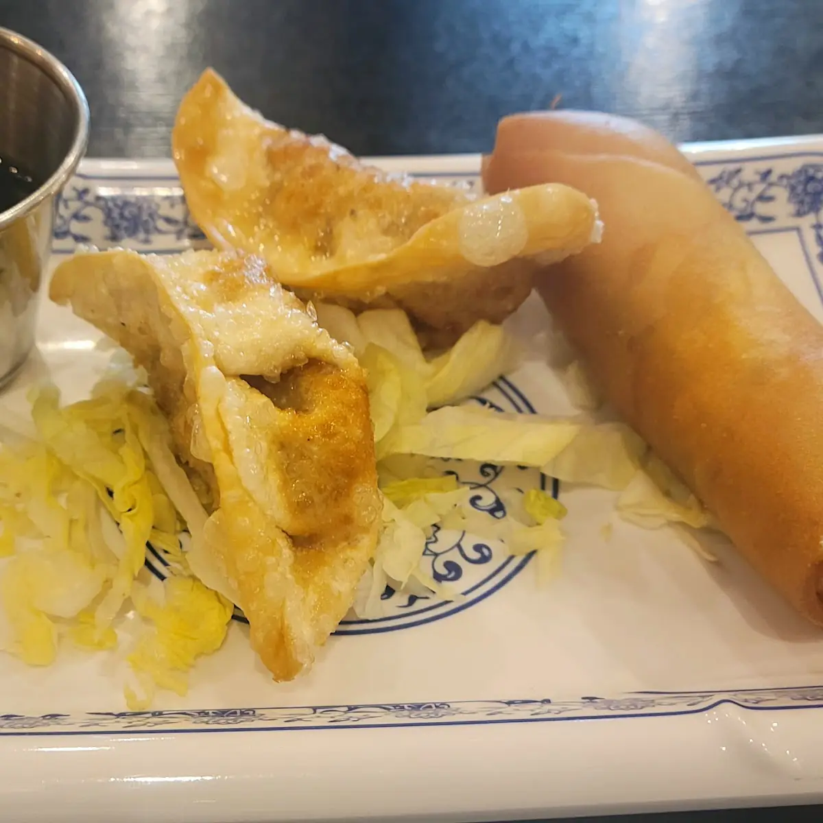 Pot Stickers Egg Roll