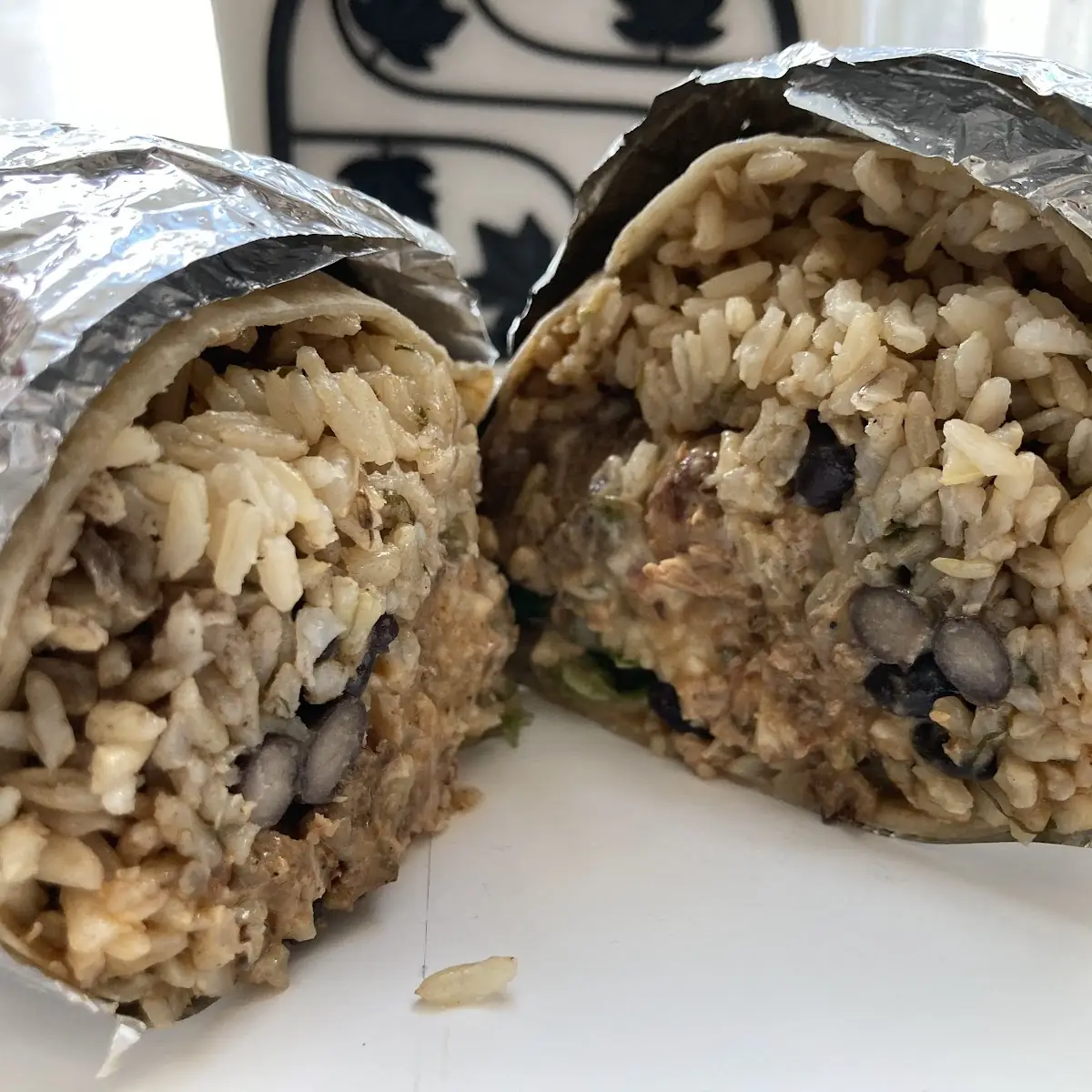 Large Rice and Bean Burrito