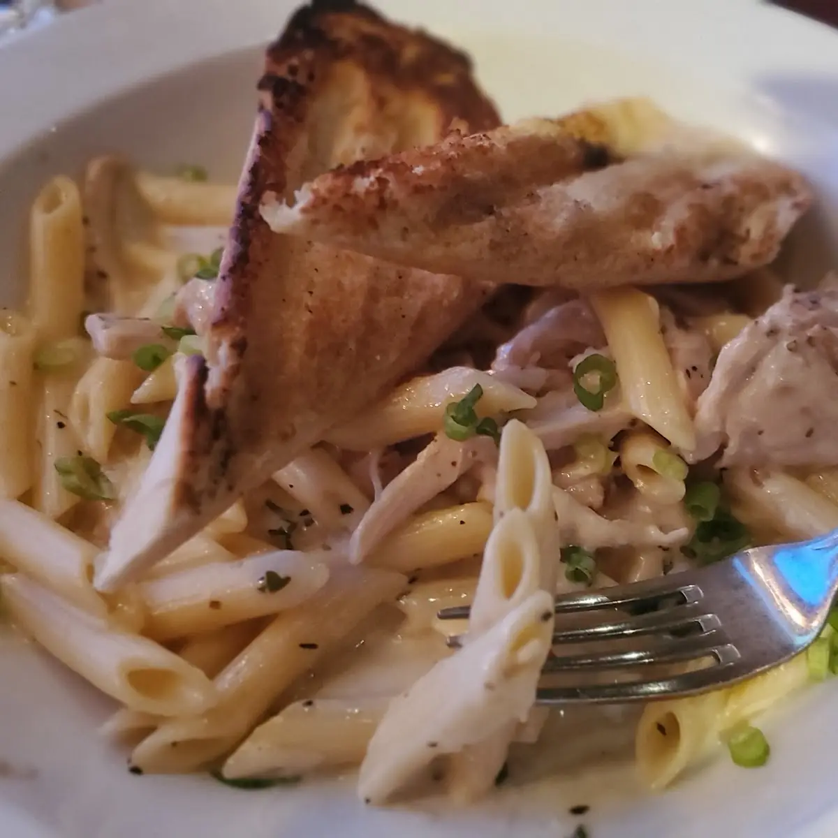 Smoked Chicken Alfredo