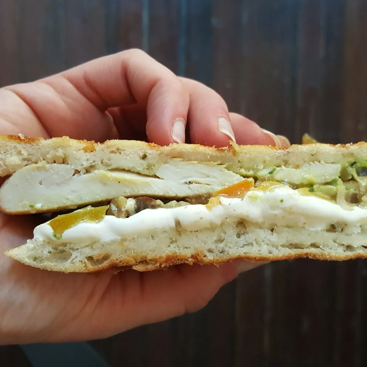 Chicken Spinach Panini