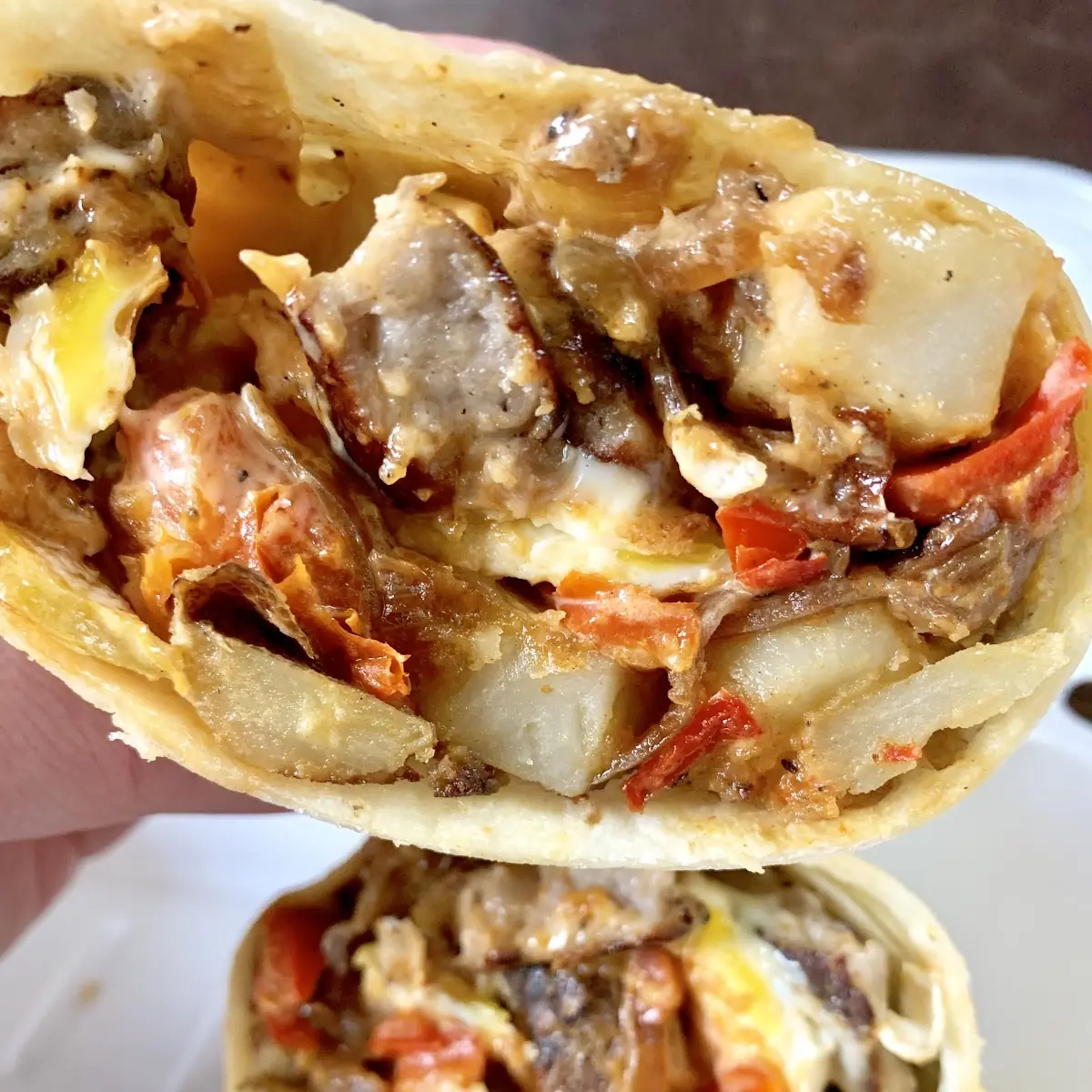 Chorizo Breakfast Burrito