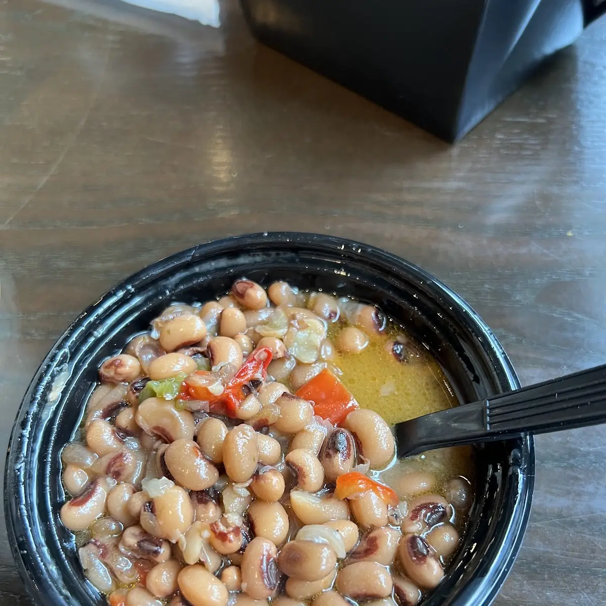 Yams Black-Eyed Peas Cabbage