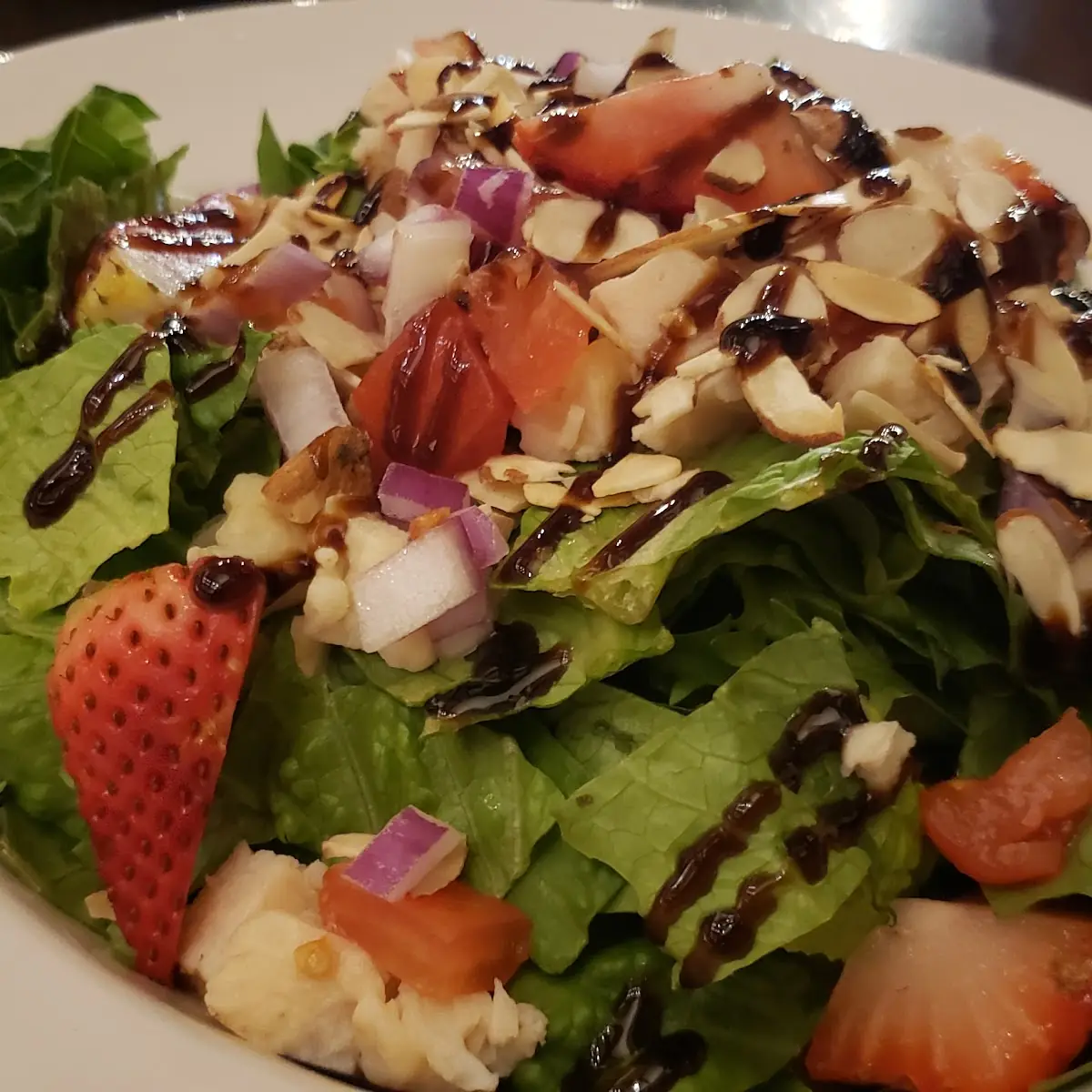 Strawberry Balsamic Chicken Salad