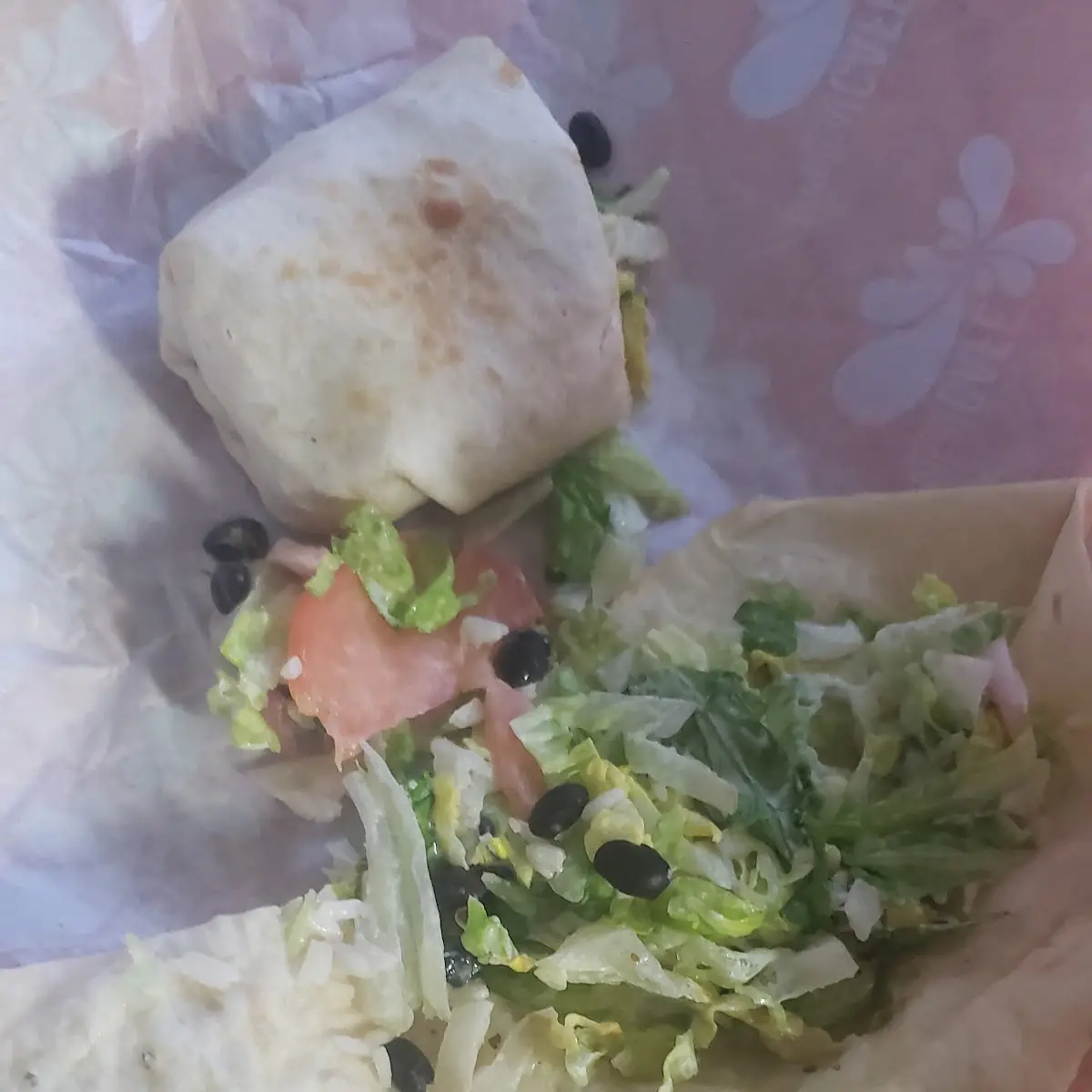 Hummus Veggie Wrap
