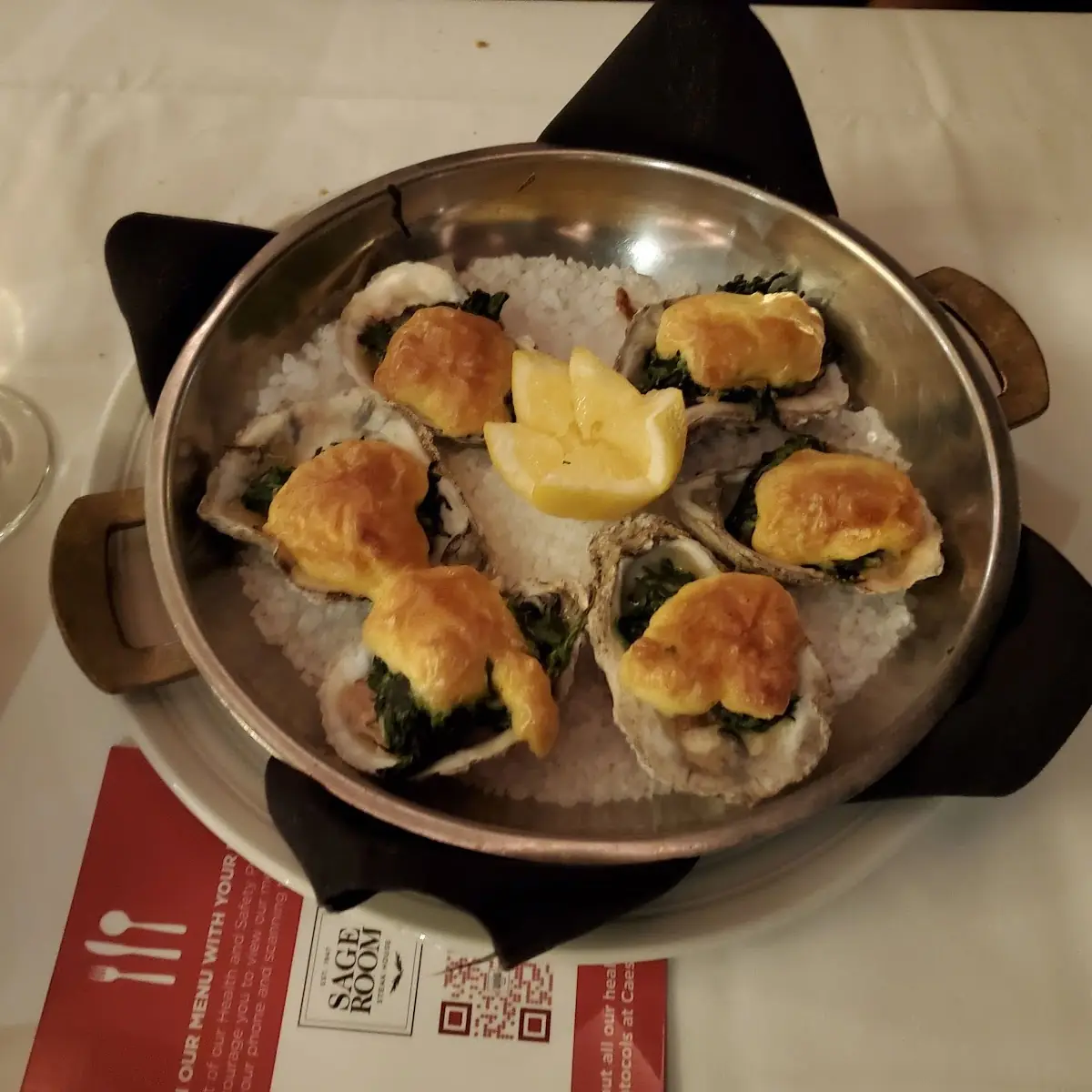 Oysters Rockefeller