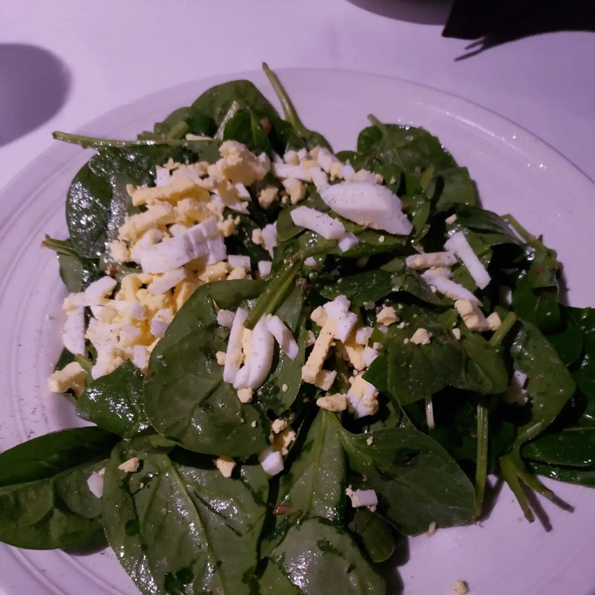 Spinach Salad for Two