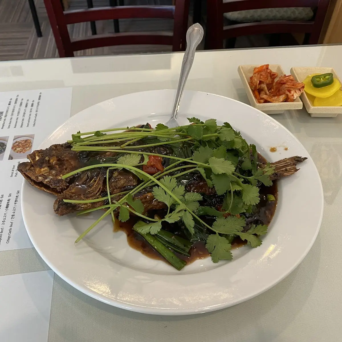 Fish with Black Bean Sauce