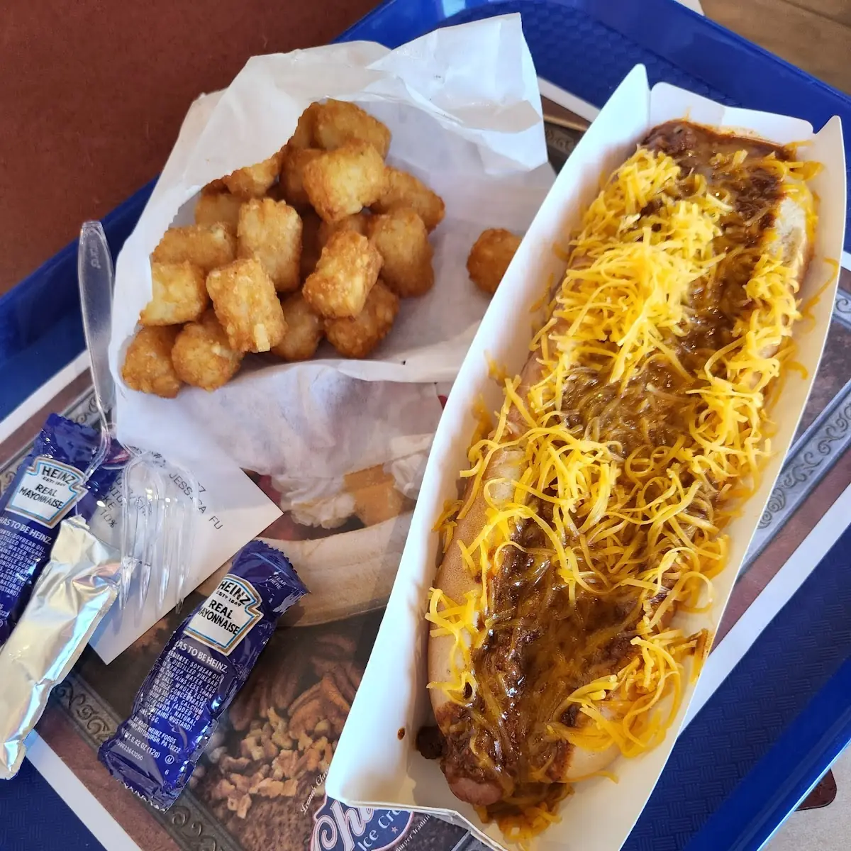 Foot Long Chili Cheese Dog