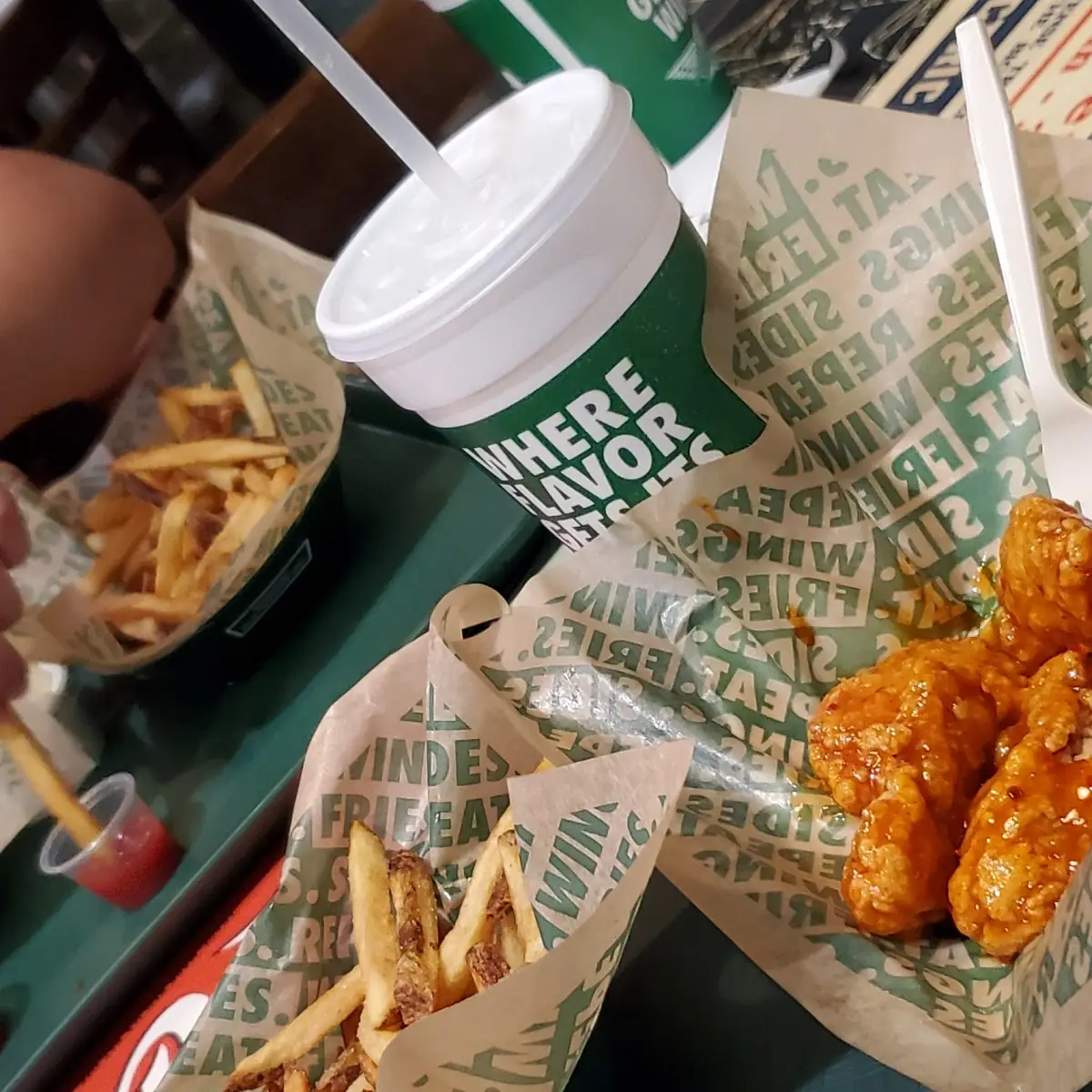 Mango Habanero Wings Combo