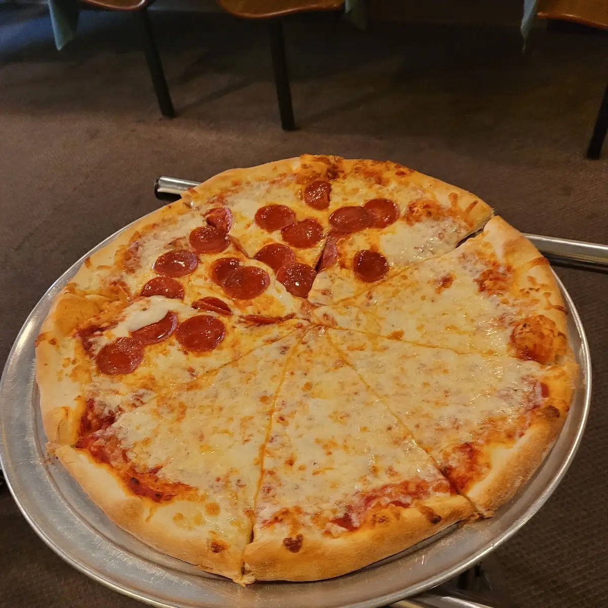 Thin Crust Cheese Pizza Pie