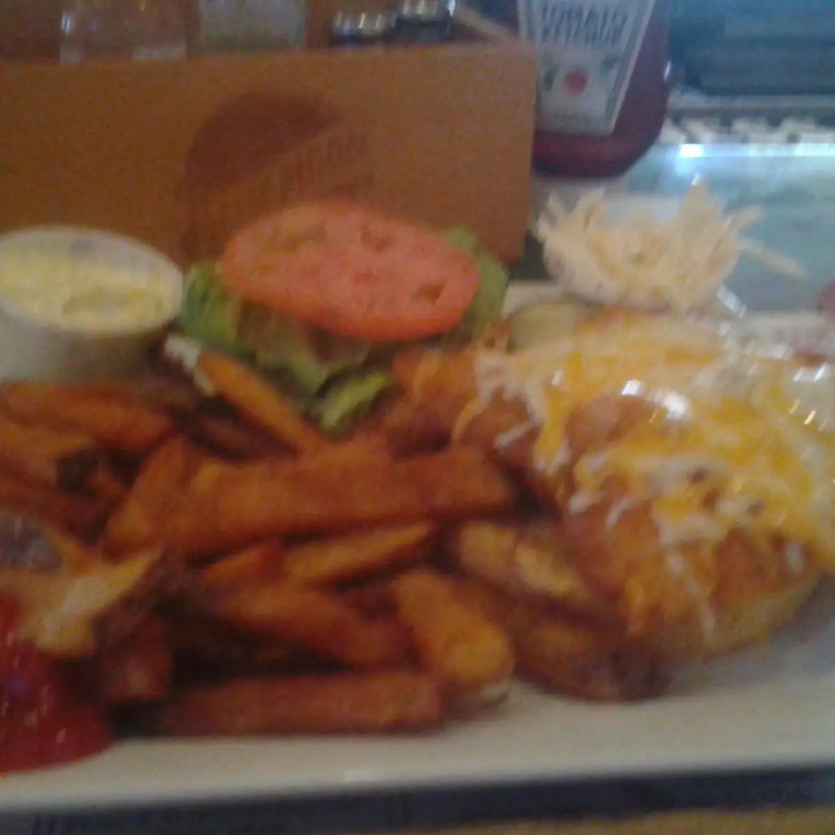 Fish Sandwich with Cheese