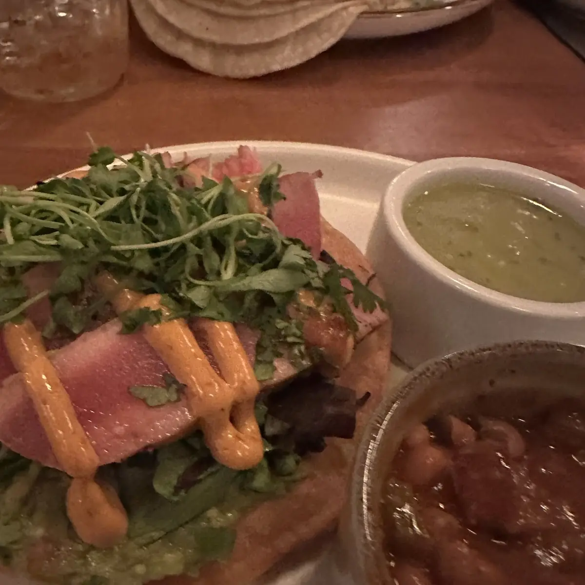 Seared Tuna Tostada