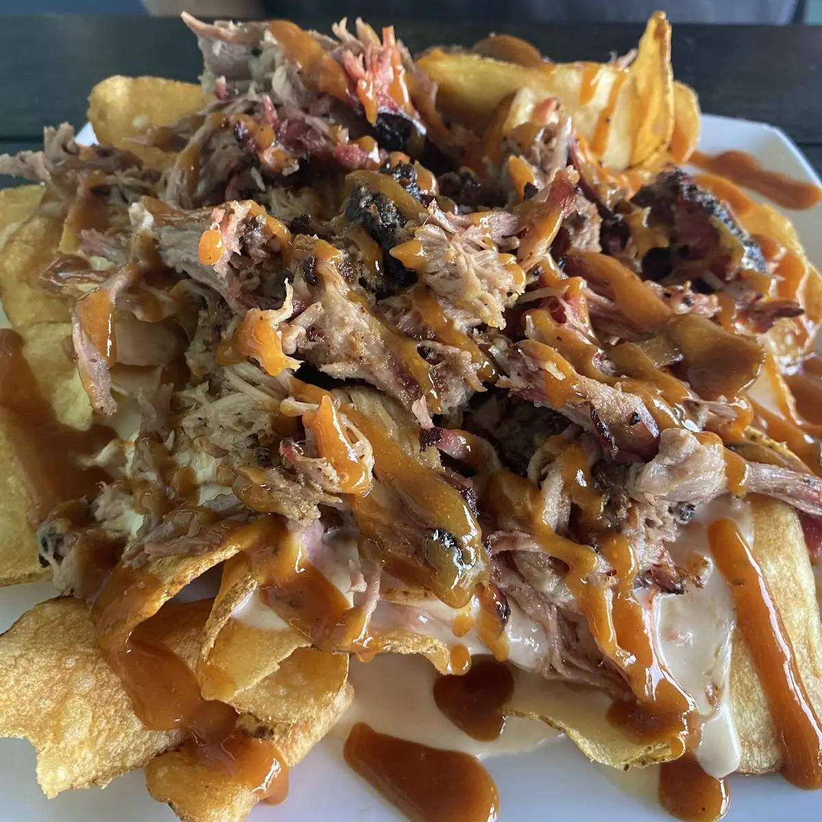 BBQ Nachos with Pulled Pork