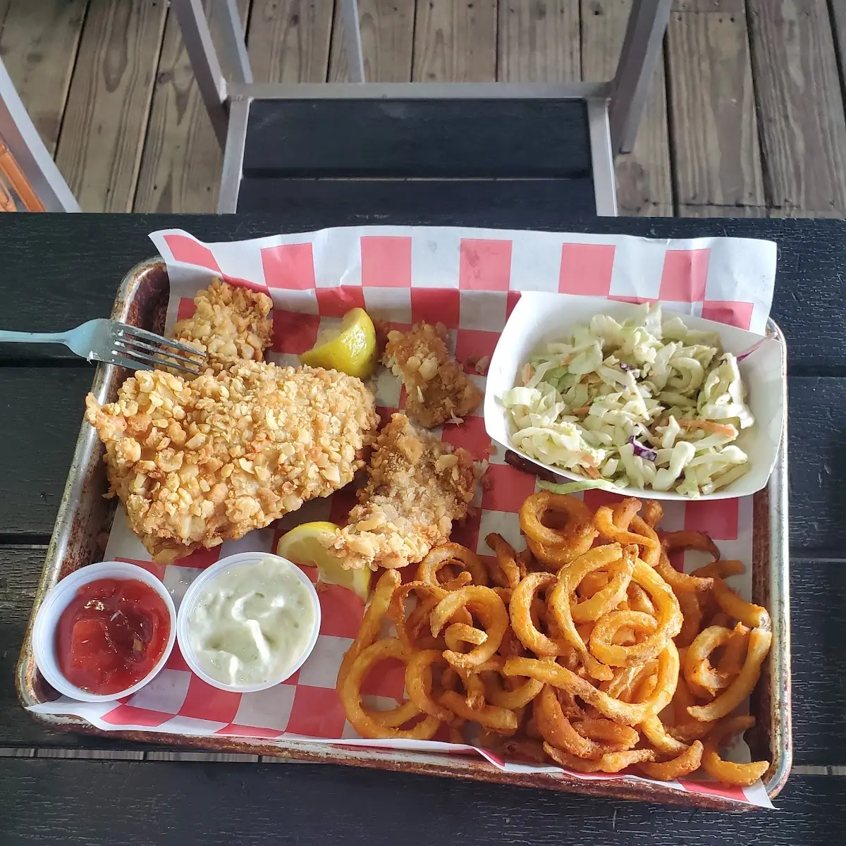 Fried Fish & Shrimp Platter