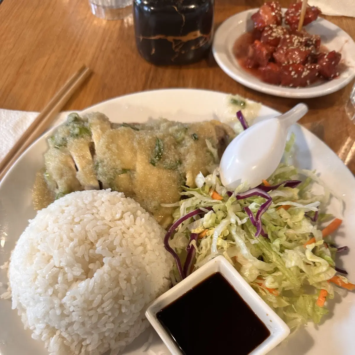 Steamed Chicken Served Cold