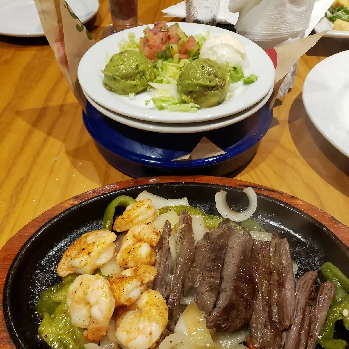 Shrimp and Steak Fajitas