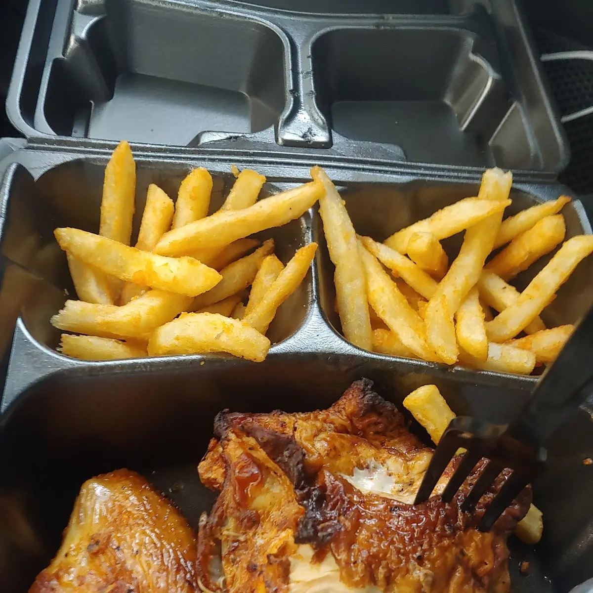 Roasted Chicken with Fries