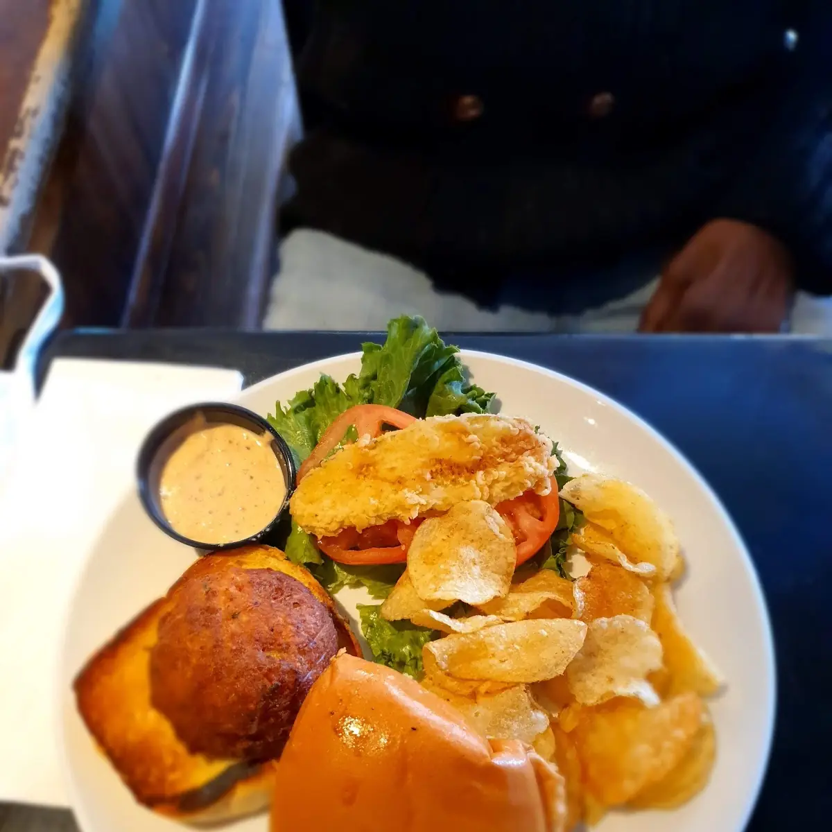 Mojo's Crab Cake Sandwich