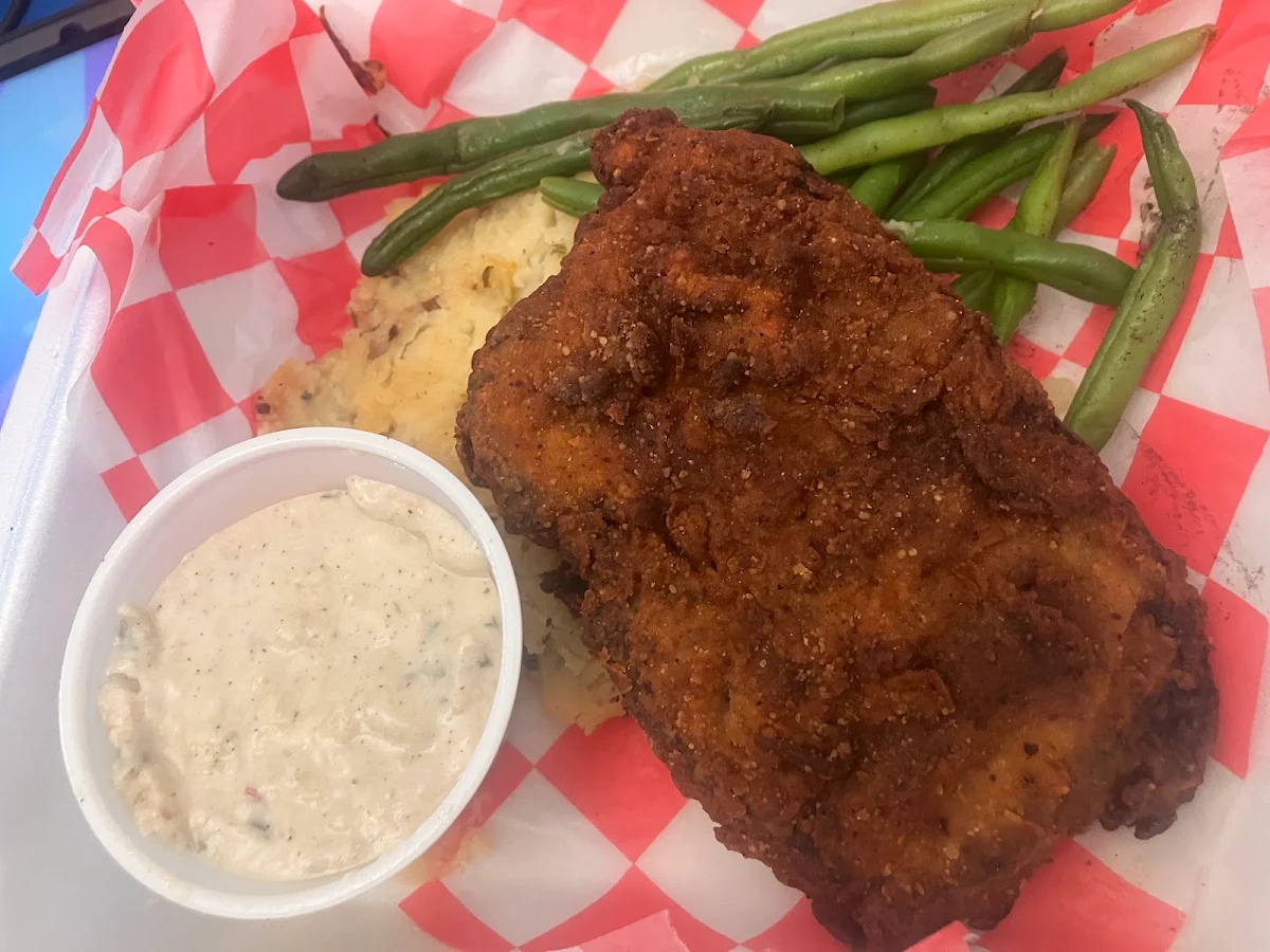 Chicken Fried Meatloaf