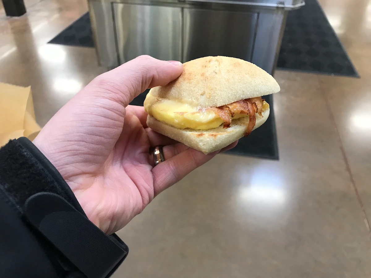 Bacon Gouda and Egg Sandwich
