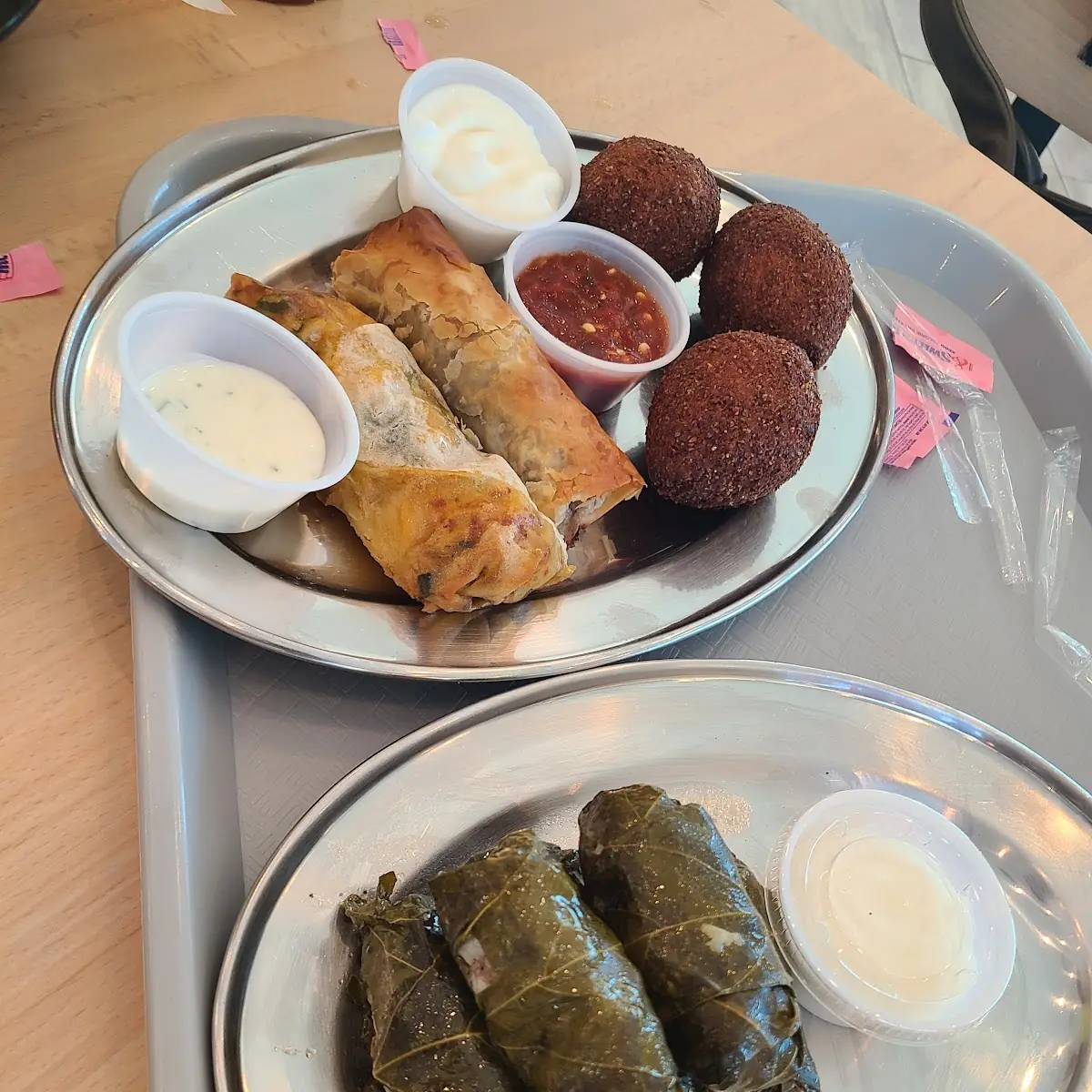 Dolmades Stuffed Grape Leaves