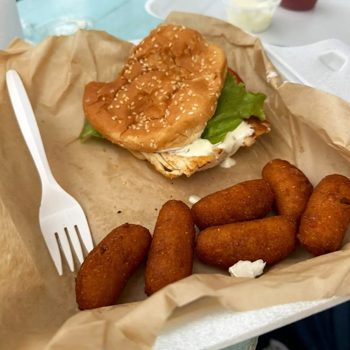 Blackened Grouper Sandwich