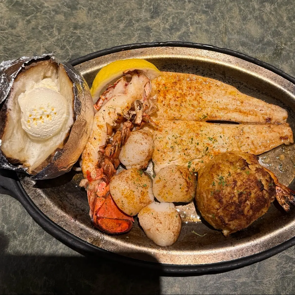 Broiled Seafood Combo