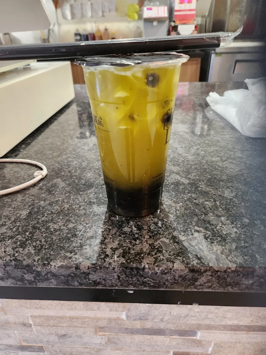 Kiwi Green Tea w Boba