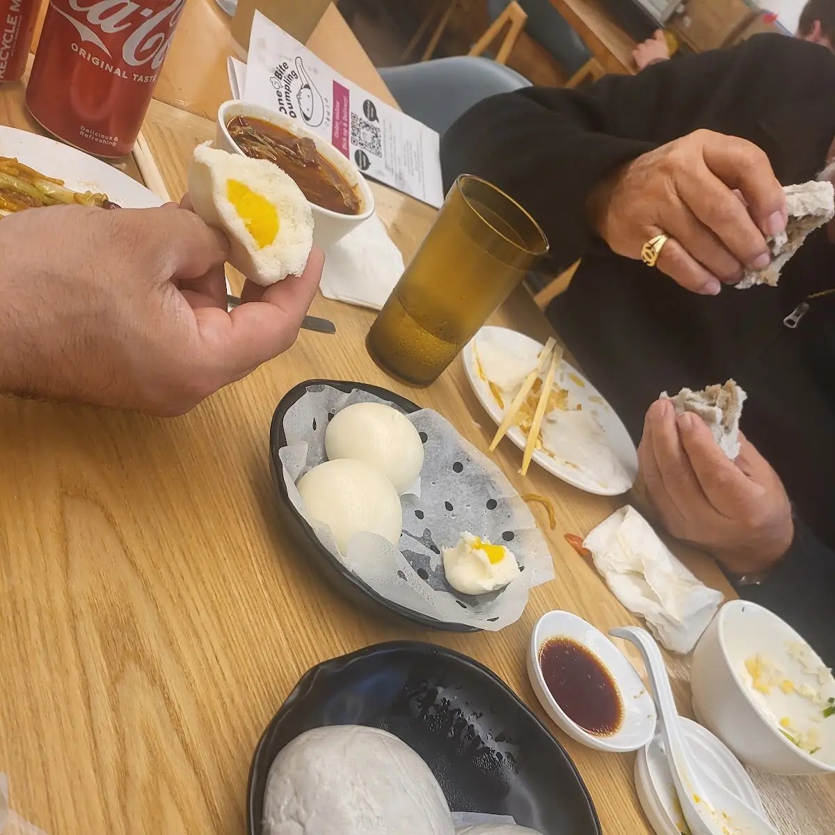 Taro and Egg Custard Buns