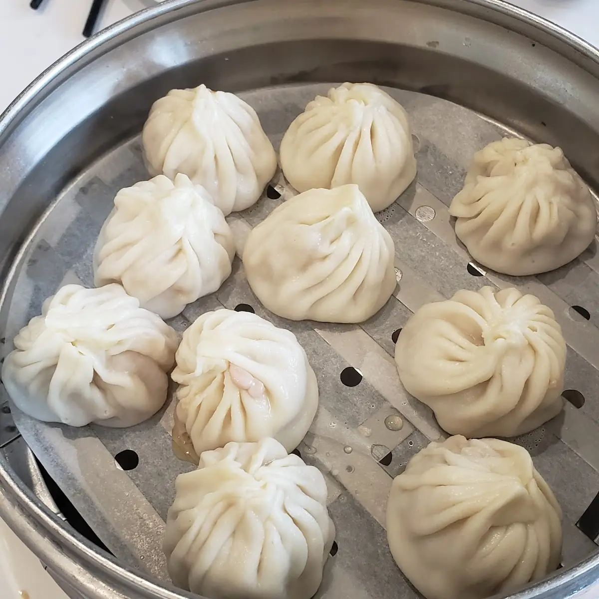 Steamed Soup Dumplings and Spring Rolls