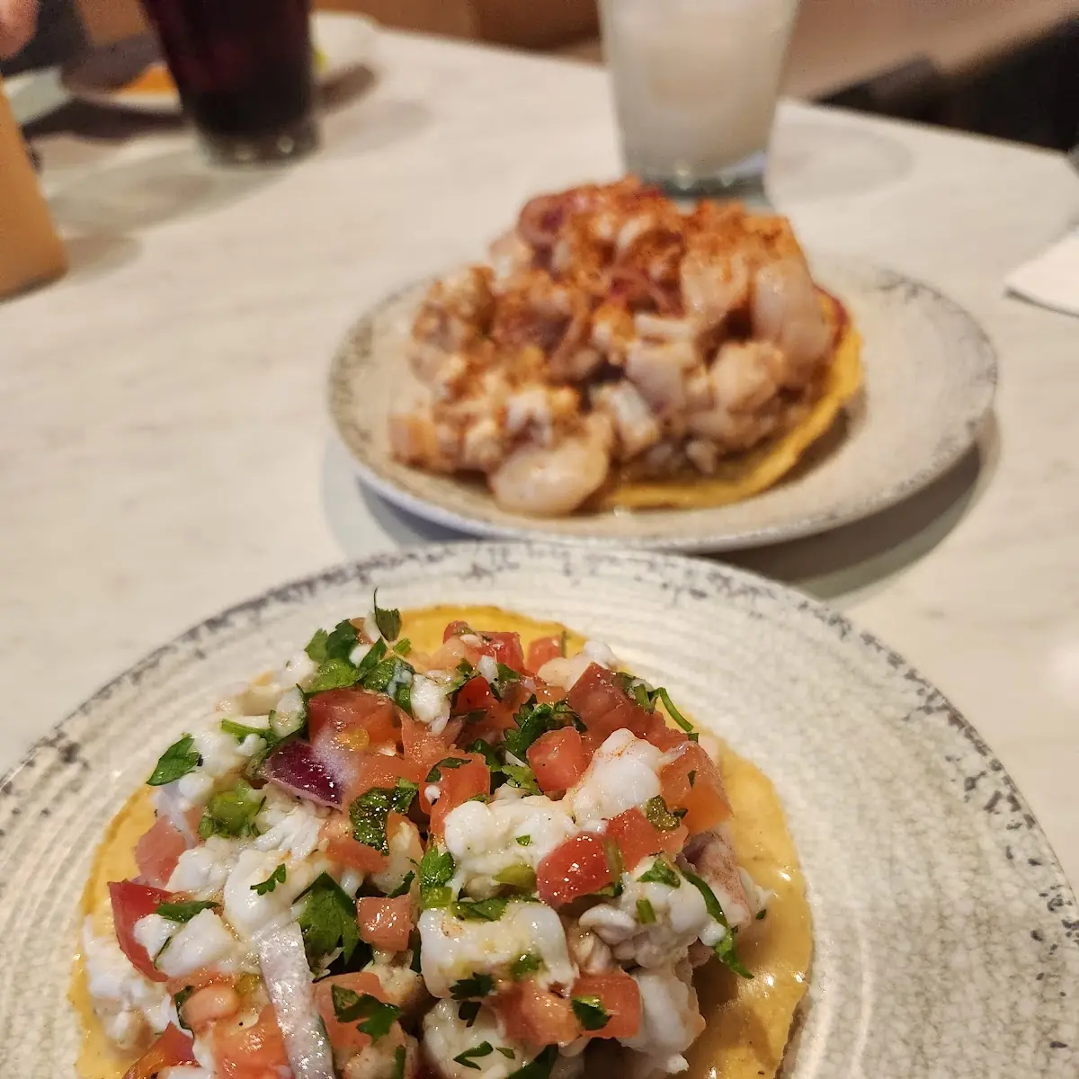Shrimp Ceviche Tostada